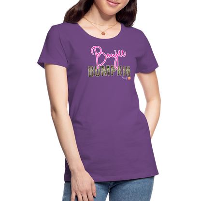 BENNETT PEACH BOUJEE BUMPKIN Women’s Premium T-Shirt - purple