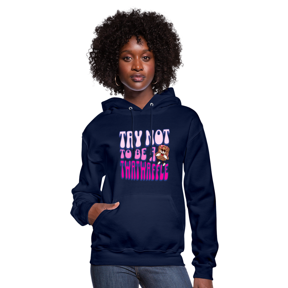 BENNETT PEACH TWATWAFFLE Women's Hoodie - navy