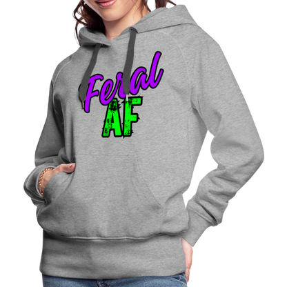 FERAF AF Women’s Premium Hoodie - heather grey