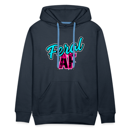 Feral AF Unisex Sizing Premium Hoodie - navy