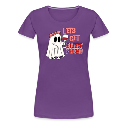 BENNETT PEACH SHEETFACED Women’s Premium T-Shirt - purple