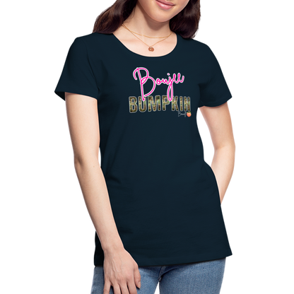 BENNETT PEACH BOUJEE BUMPKIN Women’s Premium T-Shirt - deep navy