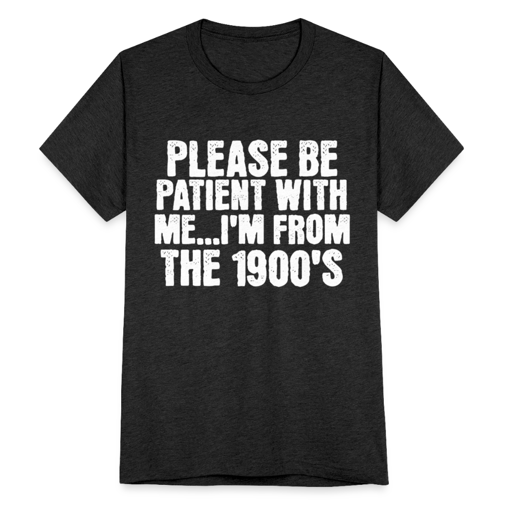 BENNETT PEACH FROM THE 1900S Unisex Tri-Blend T-Shirt - heather black