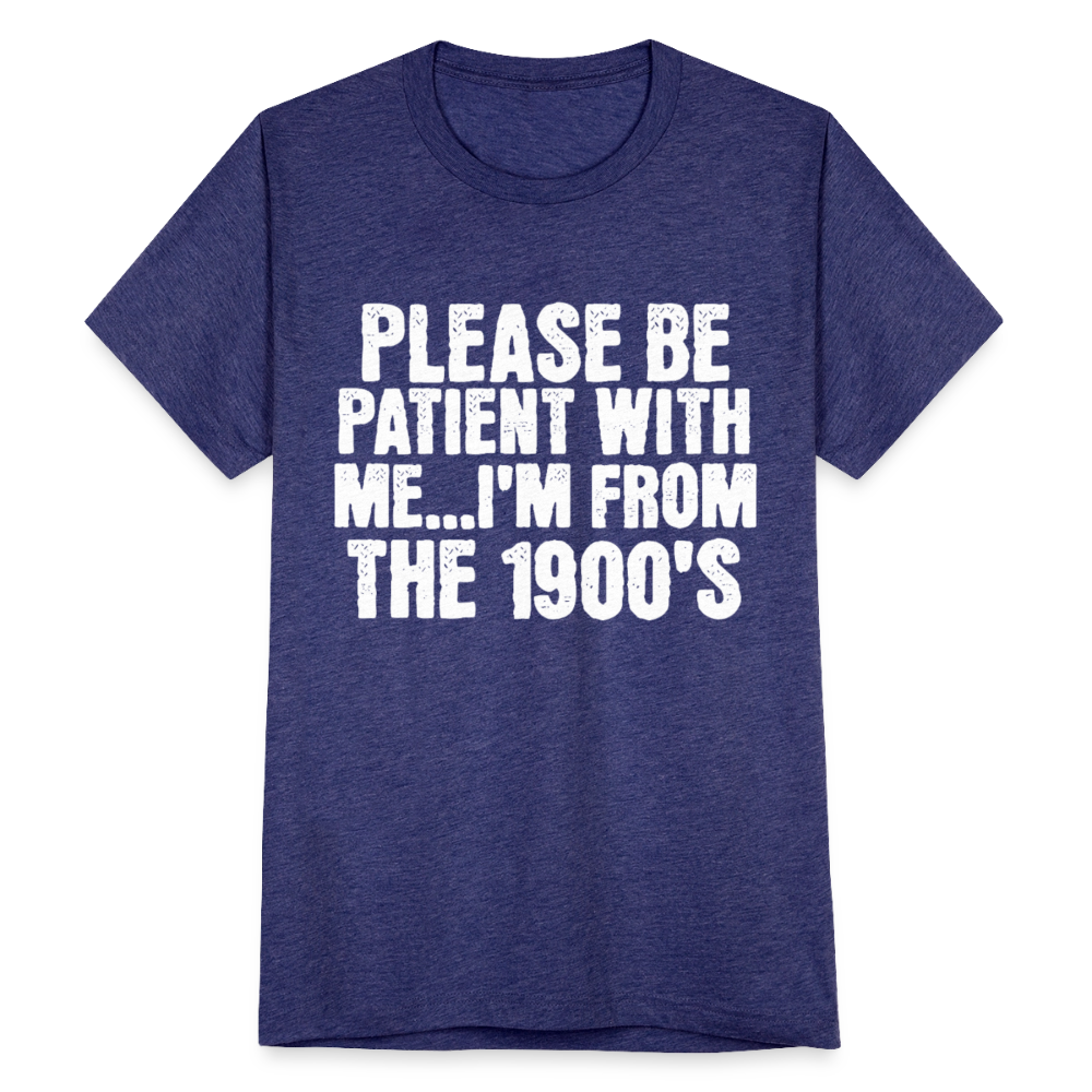 BENNETT PEACH FROM THE 1900S Unisex Tri-Blend T-Shirt - heather indigo