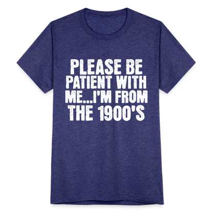 BENNETT PEACH FROM THE 1900S Unisex Tri-Blend T-Shirt - heather indigo