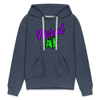 FERAF AF Women’s Premium Hoodie - heather denim