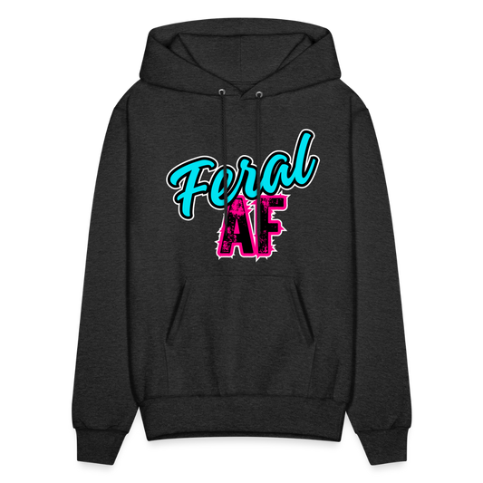 Feral AF Unisex Hoodie - charcoal grey