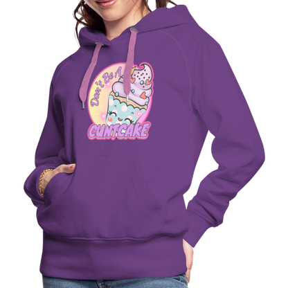 "Cupcake" – Women’s Premium Hoodie - purple 