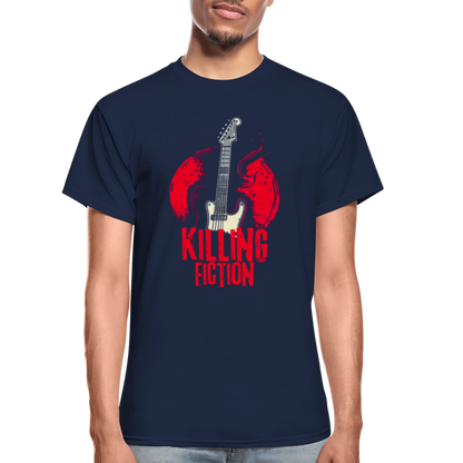 BENNETT PEACH "KILLING FICTION" Gildan Ultra Cotton Adult T-Shirt - navy