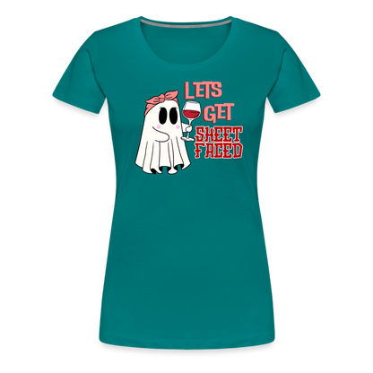 BENNETT PEACH SHEETFACED Women’s Premium T-Shirt - teal