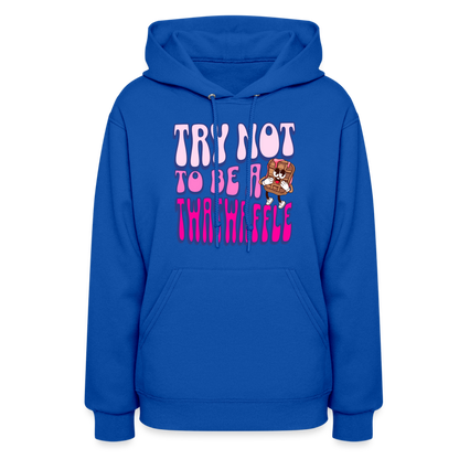 BENNETT PEACH TWATWAFFLE Women's Hoodie - royal blue
