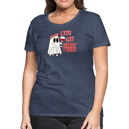 BENNETT PEACH SHEETFACED Women’s Premium T-Shirt - heather blue