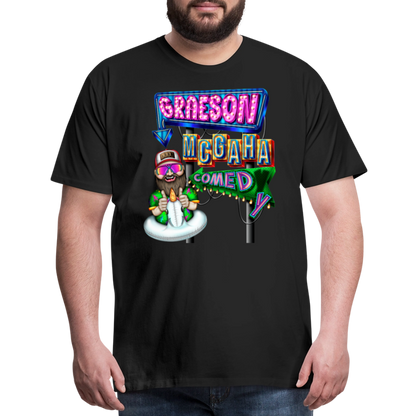 Unisex Graeson Mcgaha Comedy Men's Premium T-Shirt - black