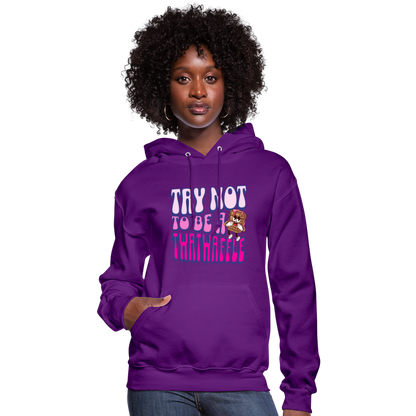 BENNETT PEACH TWATWAFFLE Women's Hoodie - purple