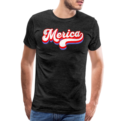 MERICA Men's Premium T-Shirt - charcoal grey