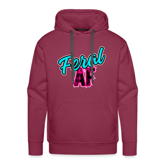 Feral AF Unisex Sizing Premium Hoodie - burgundy