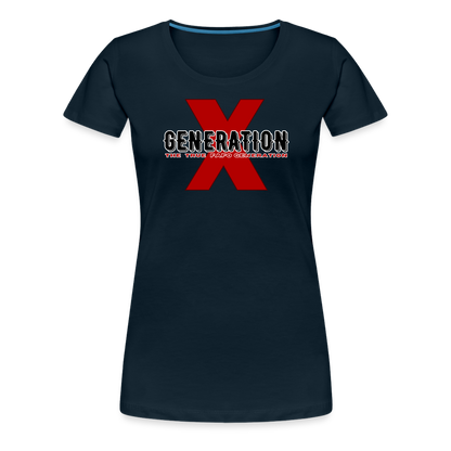 GEN X FAFO Women’s Premium T-Shirt - deep navy