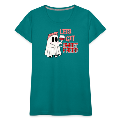 BENNETT PEACH SHEETFACED Women’s Premium T-Shirt - teal