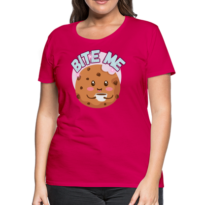 Bite Me – Women’s Premium T-Shirt - dark pink