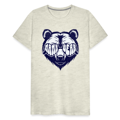 MAMA BEAR UNISEX Premium T-Shirt - heather oatmeal