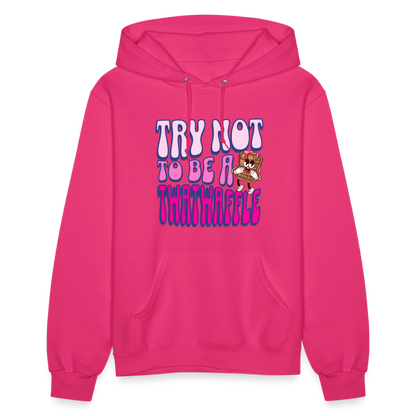 BENNETT PEACH TWATWAFFLE Women's Hoodie - fuchsia