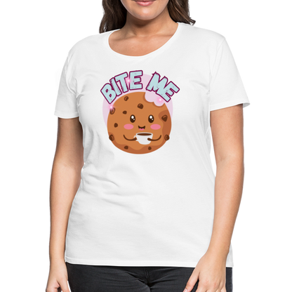 Bite Me – Women’s Premium T-Shirt - white