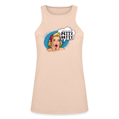 BENNETT PEACH "PETTY BETTY" American Apparel Women’s Racerneck Tank - natural