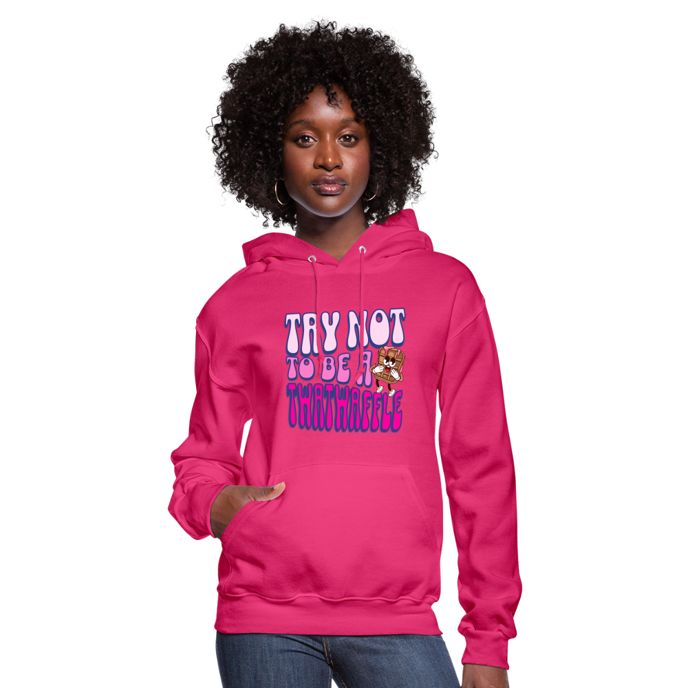 BENNETT PEACH TWATWAFFLE Women's Hoodie - fuchsia