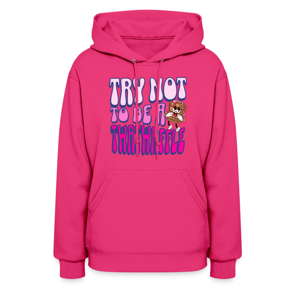 BENNETT PEACH TWATWAFFLE Women's Hoodie - fuchsia