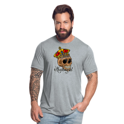 Feral Husband Unisex Tri-Blend T-Shirt - heather grey
