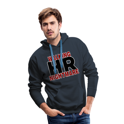 WALKING HR VIOLATION Men’s Premium Hoodie - navy