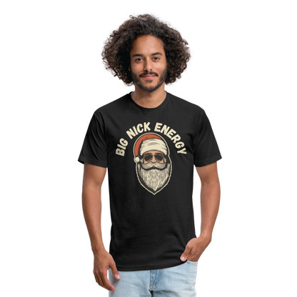 BIG NICK ENERGY Fitted Cotton/Poly T-Shirt by Next Level - black