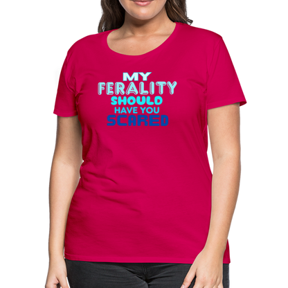 FERALITY Women’s Premium T-Shirt - dark pink