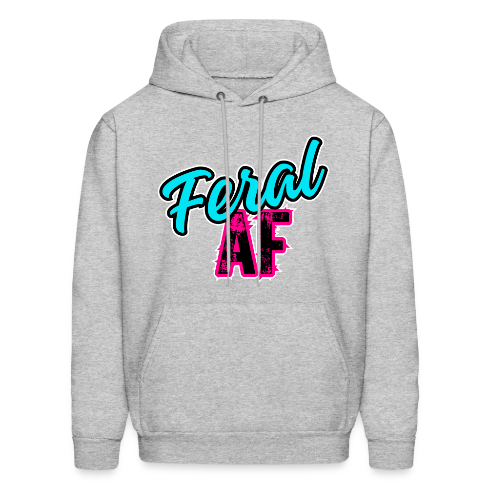 Feral AF Unisex Hoodie - heather gray