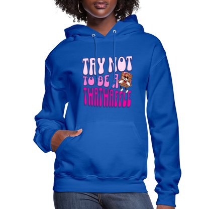 BENNETT PEACH TWATWAFFLE Women's Hoodie - royal blue