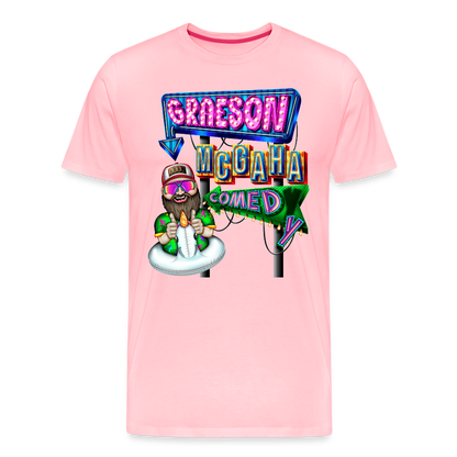Unisex Graeson Mcgaha Comedy Men's Premium T-Shirt - pink