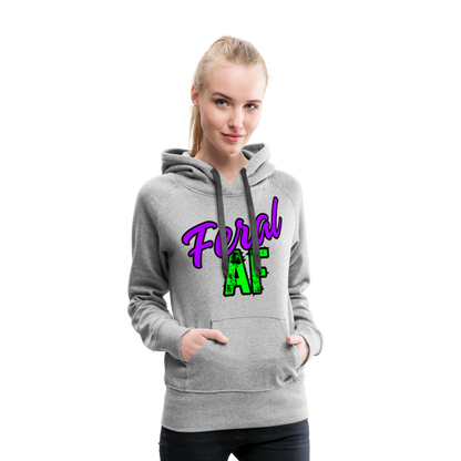 FERAF AF Women’s Premium Hoodie - heather grey
