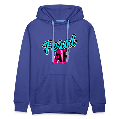 Feral AF Unisex Sizing Premium Hoodie - royal blue