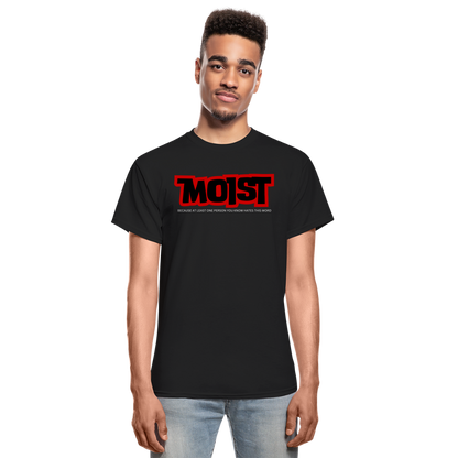 MOIST Gildan Ultra Cotton Adult T-Shirt - black