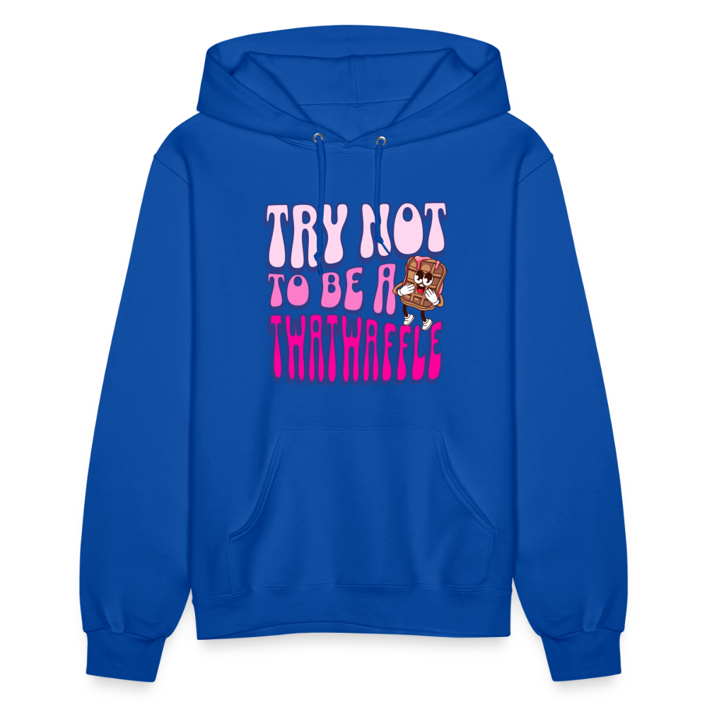 BENNETT PEACH TWATWAFFLE Women's Hoodie - royal blue