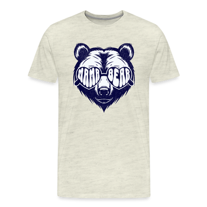 MAMA BEAR UNISEX Premium T-Shirt - heather oatmeal
