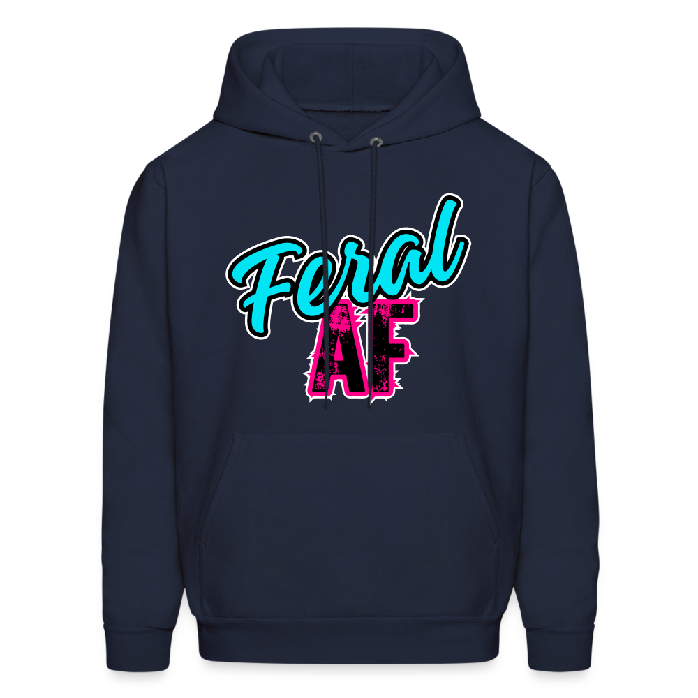 Feral AF Unisex Hoodie - navy