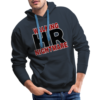 WALKING HR VIOLATION Men’s Premium Hoodie - navy