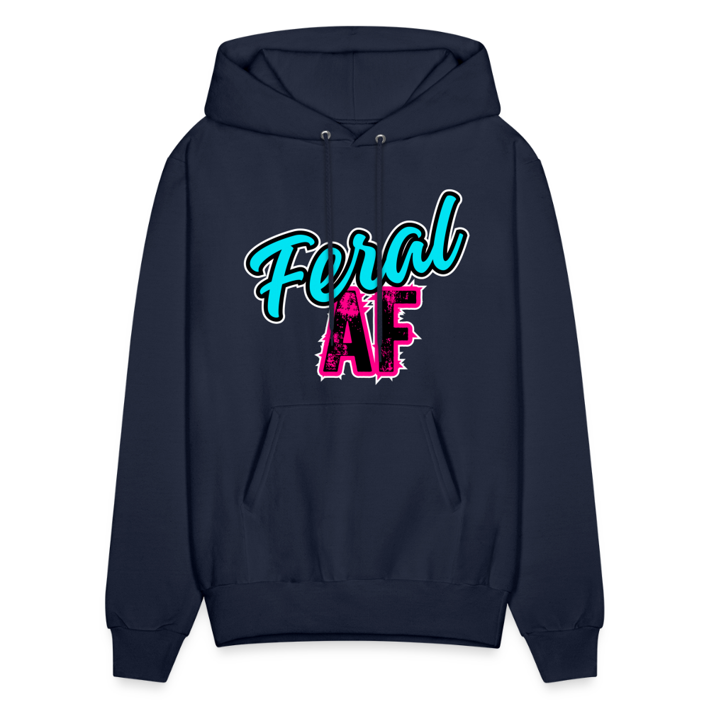 Feral AF Unisex Hoodie - navy