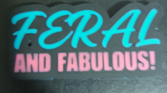 Feral and Fabulous! Magnet