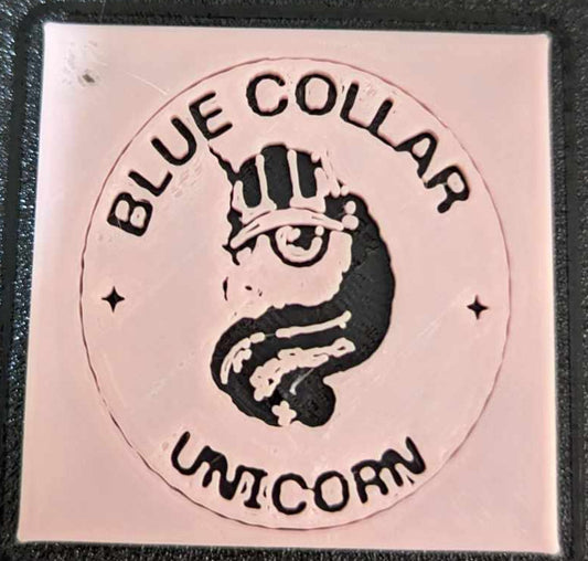 Blue Collar Unicorn Magnet *PICK YOUR COLOR*