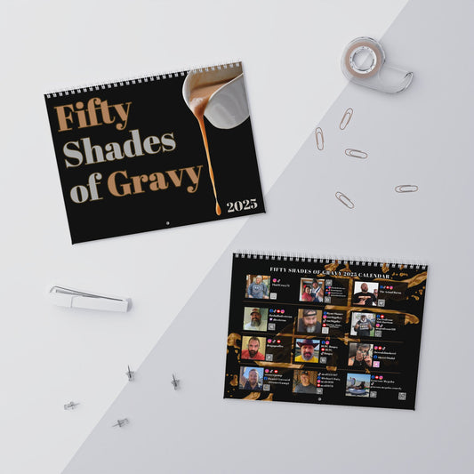 50 Shades of Gravy Wall Calendar