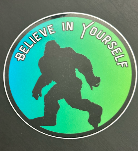 Bigfoot  vinyl Decal 2.97x2.97 inches