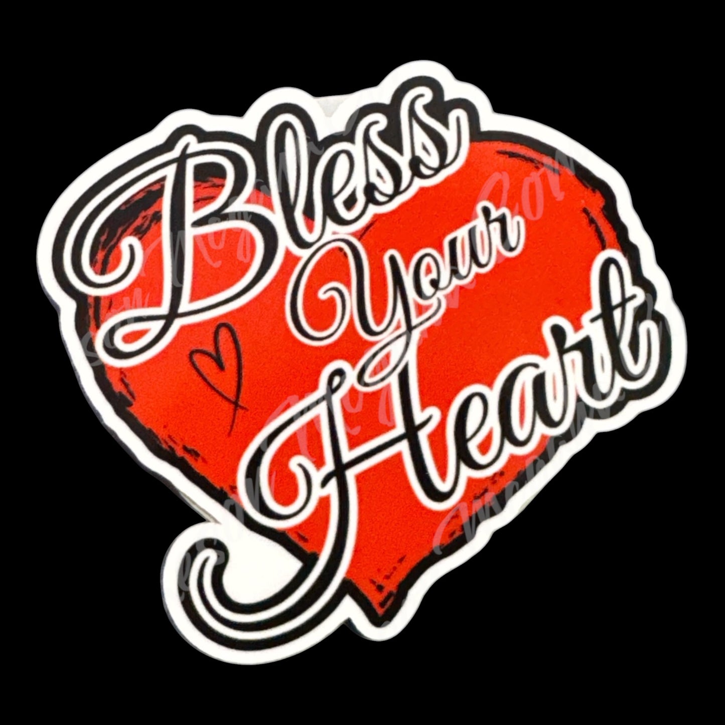 Bless Your Heart 3.25x3in Sticker #35