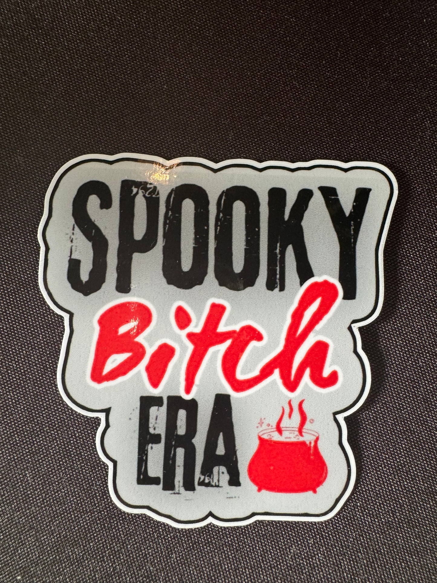 Spooky B*tch Era Red 3x3 inch vinyl sticker